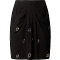 Pepe Jeans Pepe Jeanstil kvinder. PL901214 Kort nederdel Emeric sort (XS), Casual, Viscose