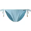 Pepe Jeans Pepe Jeanstil kvinder. PLB10534 Blå brasilianske bikiniunderdele (XS), Casual, Polyester