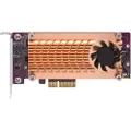 Qnap Qm2-2s-220a Interface-kort/adapter Intern M.2