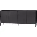 Woood - Skænk Gravure New 200 cm - Sort - Skænke & sideboards - - Homeroom