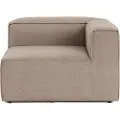 Atelier Del Sofa - 1-sæders sofa -Brinly Right - Brun - Sofamoduler - - Homeroom