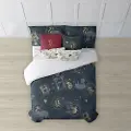 Play Fabrics Harry Potter Guld Nordisk Sag Med Knapper Til Seng 180x240 Cm