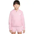 Nike Kids Club Fleece High Low Sweatshirt Med Lynlås