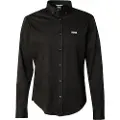 Hugo Boss BOSStil mænd. 50533163 B Motion skjorte sort (XL), Casual, Bomuld, Lange ærmer