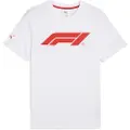 Puma F1 Essentials Logo Tee Men, Clothing, White, XXL