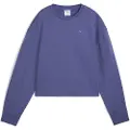 Puma HER Relaxed Crew Women, Clothing, Blue Crystal, XL