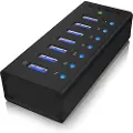 Icy Box Ib-ac618 Usb Hub 7x Usb 3.0 1xusb 3.0 Micro-b Usb 3.2 Gen 1 (3.1 Gen 1) Type-b Usb 3.2 Gen 1 (3.1 Gen 1) Type-a