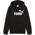 Puma ESS No. 1 Logo Fleece Hoodie Youth, Clothing, Black, 7-8Y