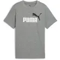 Puma Essentials Colour No.1 Logo Tee Youth, Clothing, Medium Gray Heather, 15-16Y
