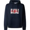Pepe Jeans Pepe Jeanstil mænd. PM582844 Union sweatshirt navy (XL), Casual, Bomuld, Lange ærmer, Bæredygtig, Blå