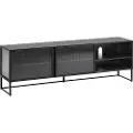 Kave Home - TV-bænk Trixie 180 x 58 cm - Sort - Tv-bænke & mediebænke - - Homeroom