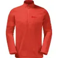 Jack Wolfskin Taunus Fleecejakke Med Halv Lynlås
