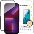 Wozinsky iPhone 16 Pro Wozinsky Super Tough Skærmbeskyttelse Hærdet Glas - 9H - Sort Kant