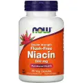 Now Niacin Flush-Free, 500 mg (dobbelt styrke) - 90 veganske kapsler