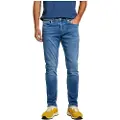 Pepe Jeans Pepe Jeanstil mænd. PM207389HV1 Slim Gymdigo Jeans Track blå (30/34), Casual, Bomuld, Denim, Bæredygtig