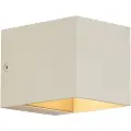 QAZQA Moderne væglampe beige G9 firkantet - Transfer