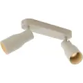 QAZQA Afrundet loftspot beige GU10 50 mm 2-lys - Stanley