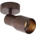 QAZQA Moderne loftspot mørk bronze GU10 50 mm rund - Stanley