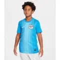 Nike Australien 2025/26 Stadium Goalkeeper Nike Dri-FIT Replica-fodboldtrøje med korte ærmer til større børn - blå