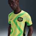 Nike Australien 2025/26 Stadium Home Nike Dri-FIT Replica-fodboldtrøje til mænd - gul