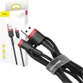 Baseus Cafule USB Lightning Cable 2.4A 0.5m (Red+Black)