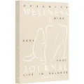 Printworks Wellness dagbog, beige,