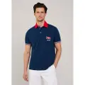 Faconnable Print On Pkt Kortærmet Polo