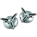 Kuryakyn Kur1243 Knock-off Center Cap Motorcykeltilbehør