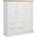 Loft 24 - Highboard Binz 2+1 låge/2 skuffer - Hvid - Skabe - - Homeroom