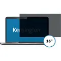 Kensington Laptop-skærmfilter 2-vejs aftageligt 16" bred 16:9