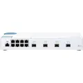 Qnap Qsw-m408s Netværksswitch Administreret L2 Gigabit Ethernet (10/100/1000) Hvid