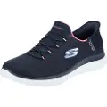 SKECHERS Skecherstil kvinder. 150123 Slip-ins: Summits blå (40), Stof, Fast, Blonder, Casual, Sport
