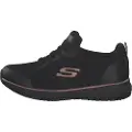 SKECHERS Skecherstil kvinder. 77222EC Work Squad SR sko sort (36), Fast, Blonder, Casual, Sport