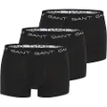 Gant Ganttil mænd. 900023003 Sæt 3 Boxershorts Marca sort (S), Afslappet, Bomuld
