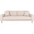 House Nordic - Sofa 3-pers. Lido - Beige - 3-pers. sofaer - - Homeroom