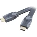 Vivanco HDMI High Speed Ethernet kabel, fladt/guld, 1.5 m 4008928421033 Modsvarer: N/A