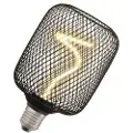 Ledvance LED-pære E27 Filament Spiral Square Sort 130lm DIM 3,5W 4058075840300 Modsvarer: N/A