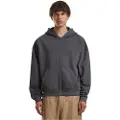 Build Your Brand Vintage Heavy Sweatshirt Med Lynlås