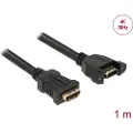 DeLOCK 85466 Hdmi-kabel 1 M Hdmi Type A (standard) Sort 1m. Hdmi Sort