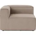 Atelier Del Sofa - 1-sæders sofa -Brinly Left - Brun - Sofamoduler - - Homeroom