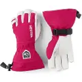 Hestra votter og hansker Army Leather Heli Ski, skihandsker, junior, pink