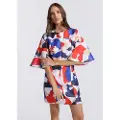 Victorio & Lucchino 134628-3558-716 Printed Kortærmet Kort Kjole