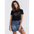 LOIS Jeans Lois Jeanstil kvinder. 411412234 Blå denim nederdel (32), Casual, Bomuld