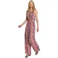 LOIS Jeans Lois Jeanstil kvinder. 290302482 Jumpsuit med aztek-print og udskæringer pink (XS), Casual, Viscose, Uden ærmer/stropper