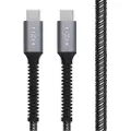 FIXED Armor 240W - USB-C <-> USB-C - 2m - Grå