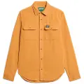 Superdry Superdrytil mænd. M4010722A Trailsman loose-fit fløjlsskjorte orange (L), Casual, Bomuld, Lange ærmer