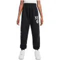 Nike Løstsiddende Nike Sportswear Club Fleece-bukser til piger - sort