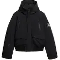 Superdry Superdrytil kvinder. W5011824A City-jakke sort (L), Casual, Polyester