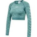 Hummel Saga Cropped Seamless T-shirt Med Lange ærmer