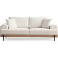 Atelier Del Sofa - 3-sæders sofaJagger - Hvid - 3-pers. sofaer - - Homeroom